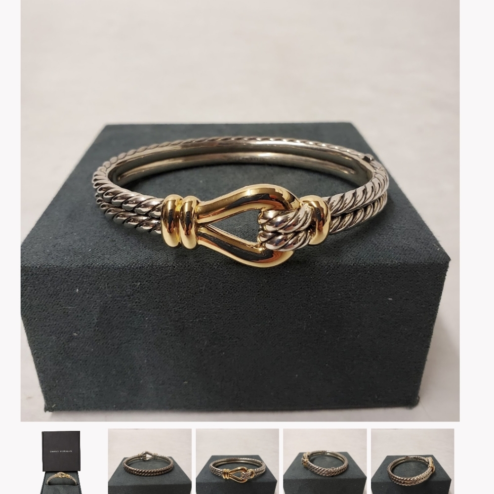 Versona Silver Gold Knot Bracelet NWOT - Picture 7 of 8
